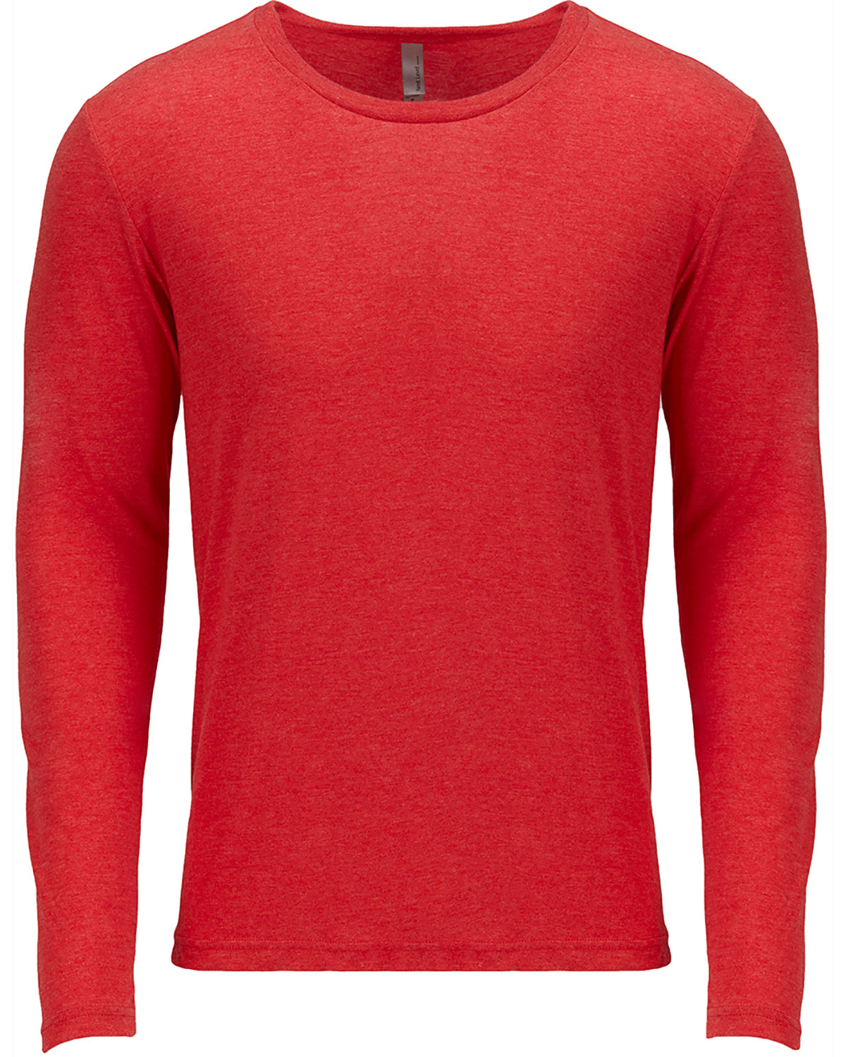 Men's Triblend Long-Sleeve Crew - Vintage Red