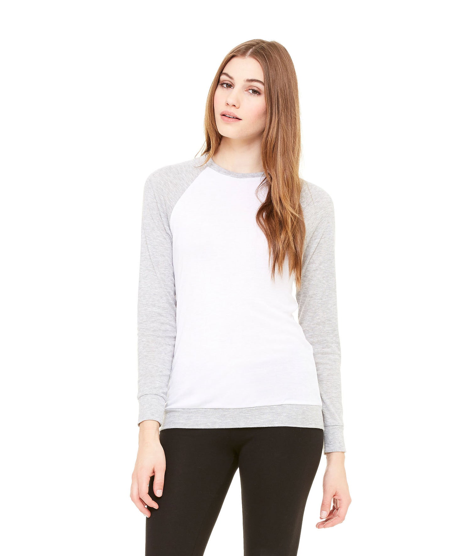 Unisex Lightweight Sweater - White / Heather Athletic
