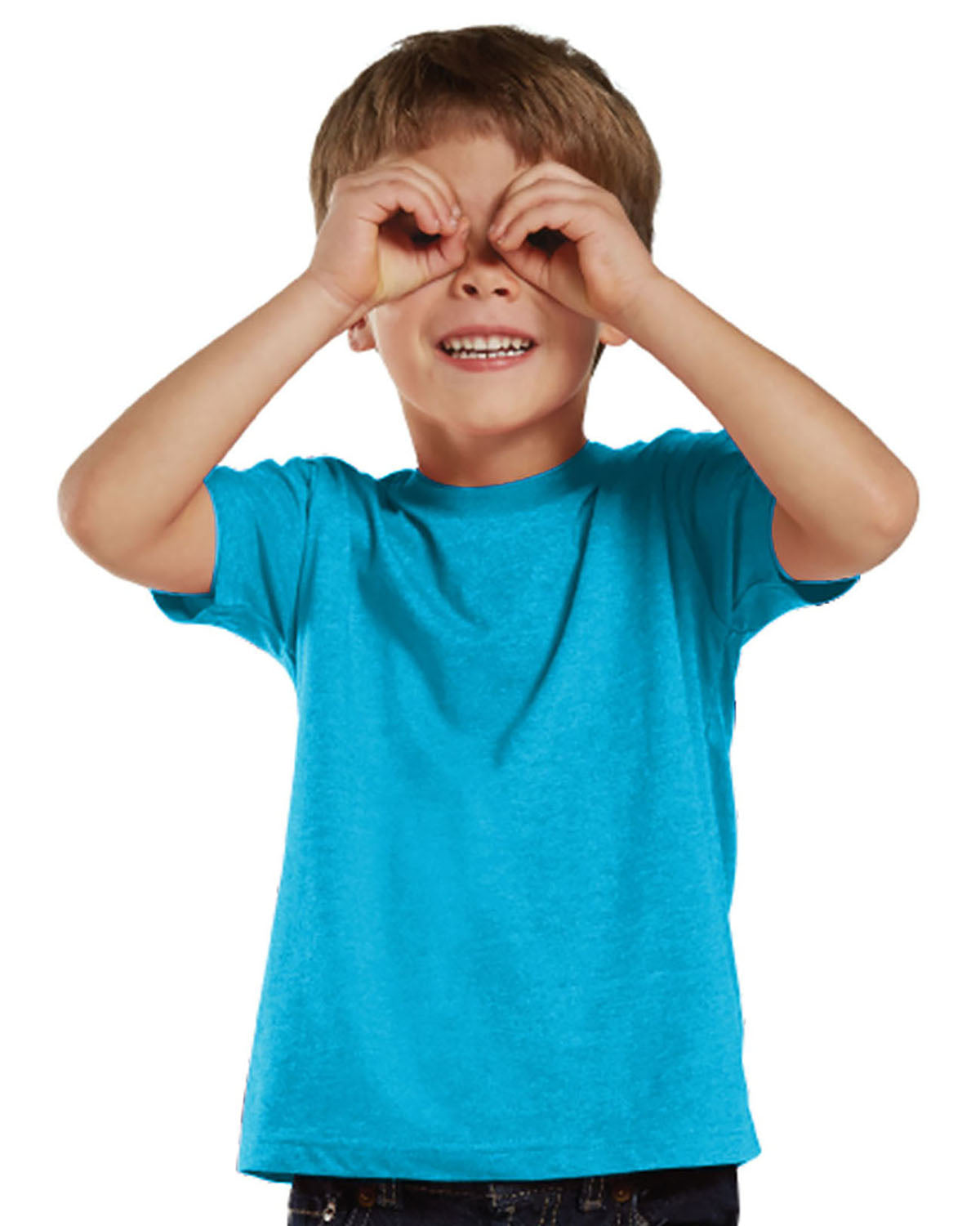 Toddler Fine Jersey T-Shirt - Vintage Turquoise