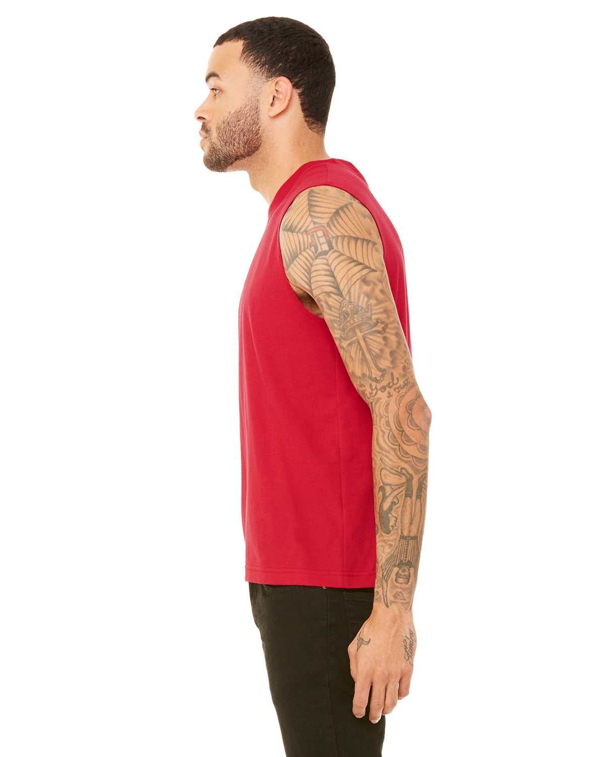 Unisex Jersey Muscle Tank - Red