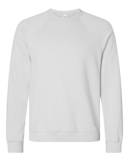 Unisex Sponge Fleece Raglan Sweatshirt - Silver