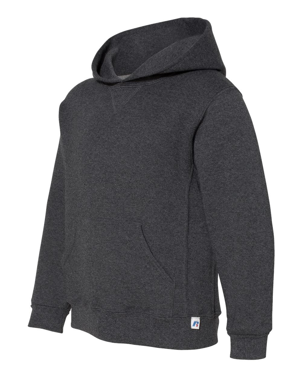 Youth Dri Power�� Hooded Pullover Sweatshirt - Black Heather