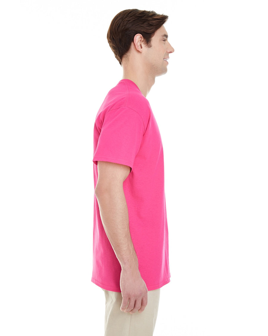 Unisex Heavy Cotton™ Pocket T-Shirt - Heliconia