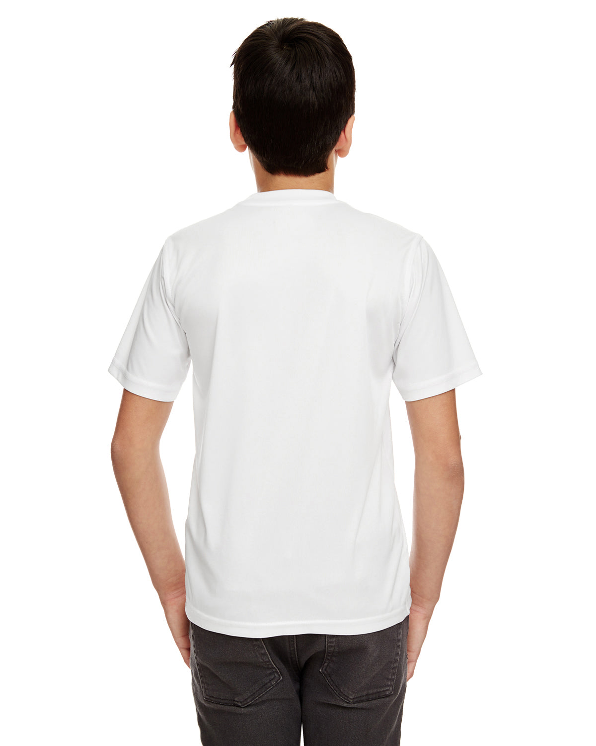Youth Cool & Dry Sport Performance Interlock T-Shirt - White