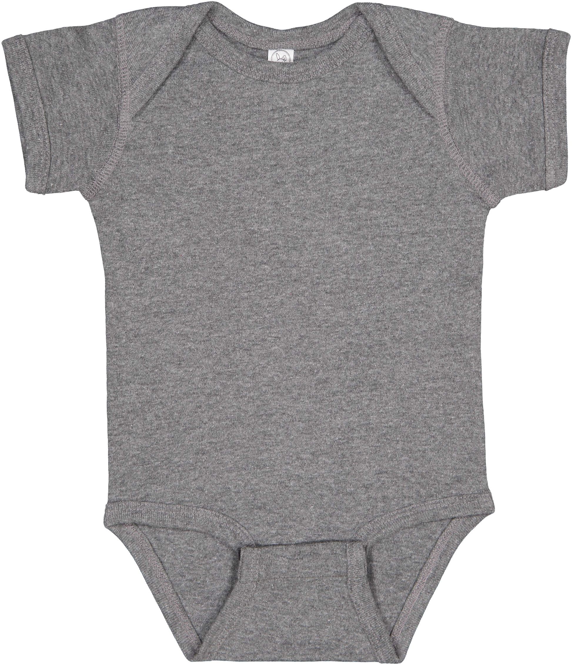 Infant Baby Rib Bodysuit - Granite Heather