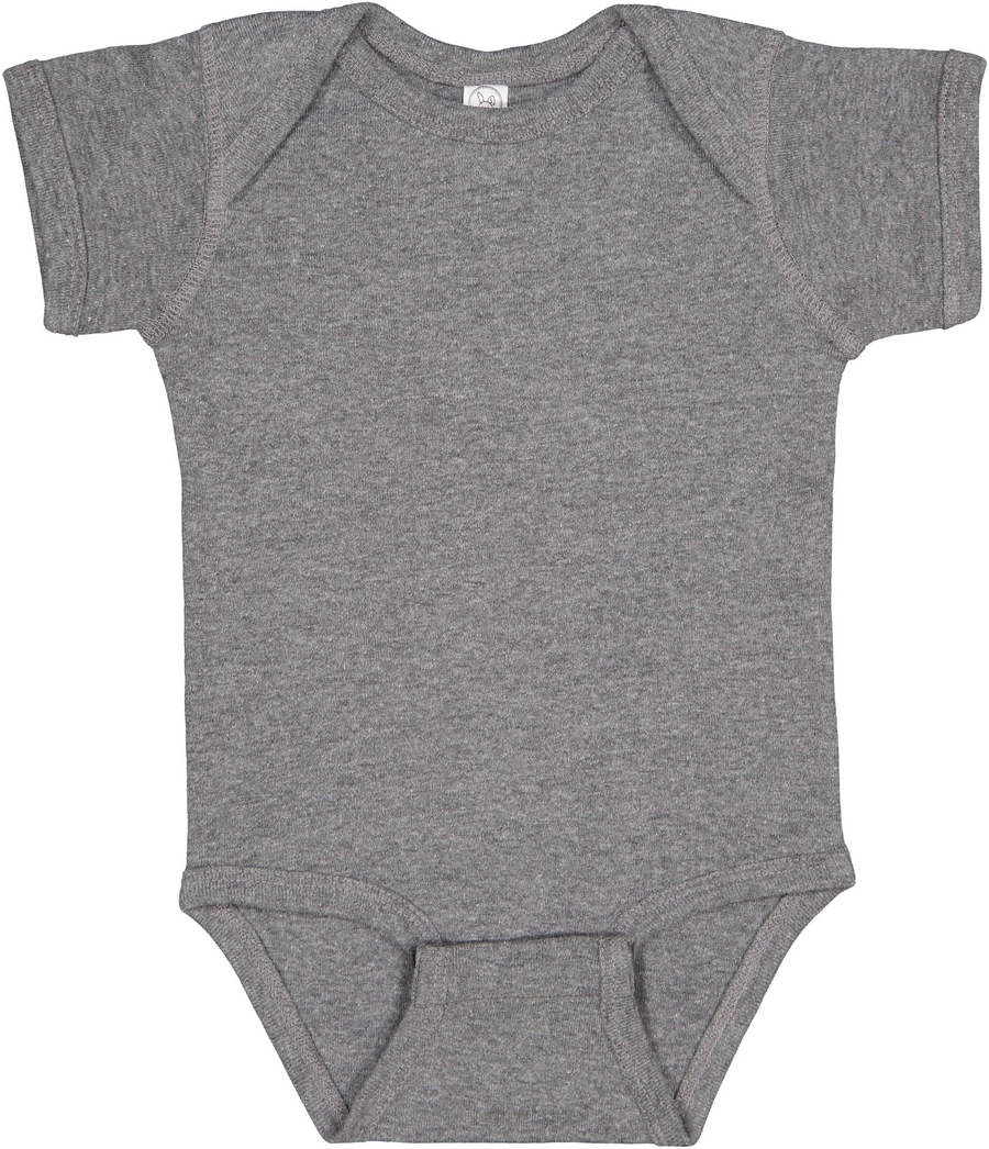 Infant Baby Rib Bodysuit - Granite Heather