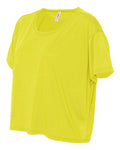 Women's Flowy Boxy T-Shirt - Neon Yellow