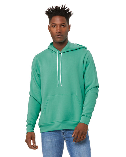 Unisex Sponge Fleece Pullover Hoodie - Teal