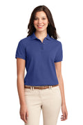Women's Silk Touch Polo - Med Blue