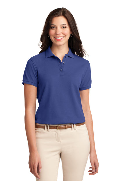 Women's Silk Touch Polo - Med Blue