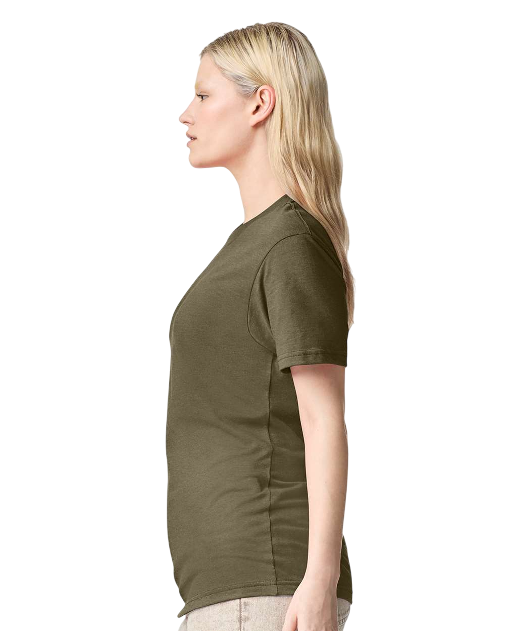 Unisex CVC T-Shirt - Heather Olive