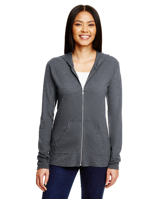 Women's Triblend Full-Zip Jacket - Heather Dark Gray
