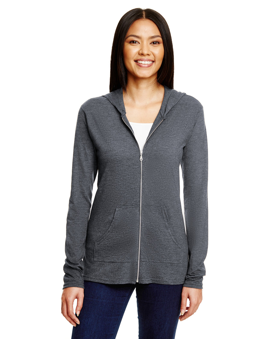 Women's Triblend Full-Zip Jacket - Heather Dark Gray