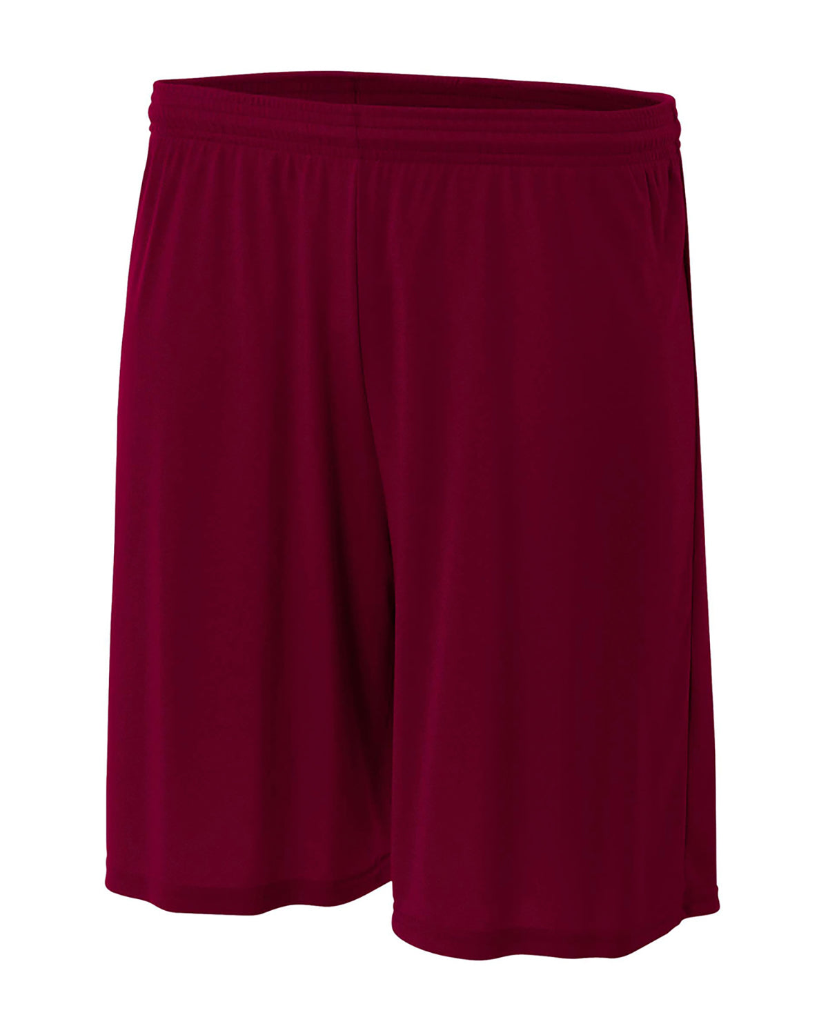 Youth Cooling Performance Polyester Short - Maroon
