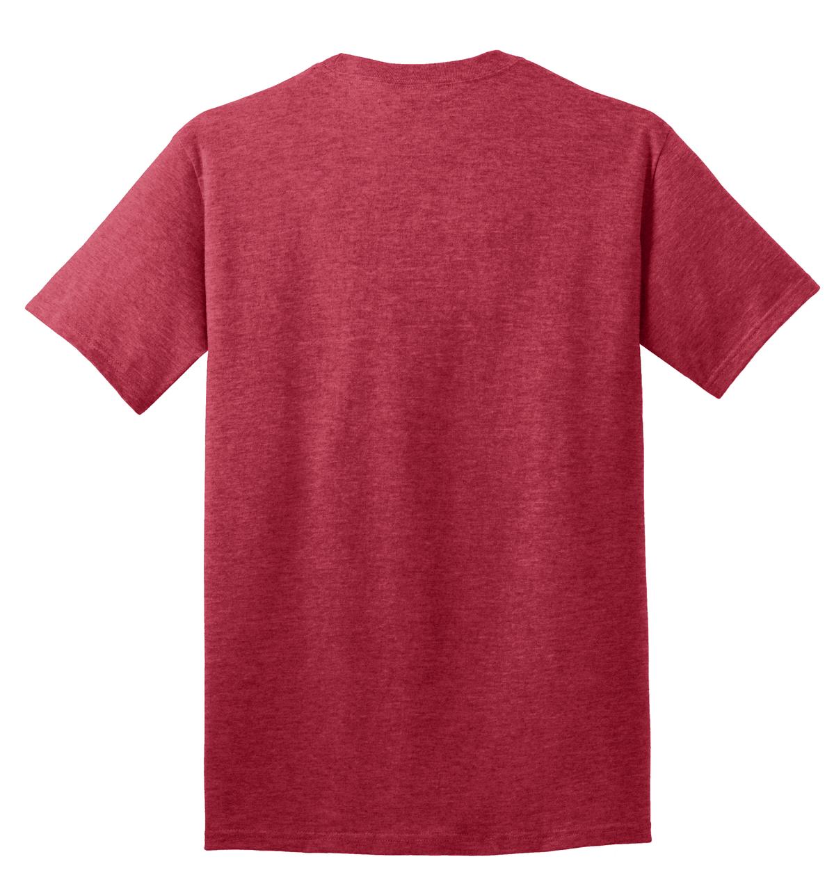 Unisex Core Cotton Tee - Heather Red