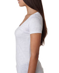Women's Triblend Scoop - Heather White