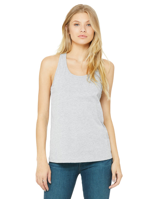 Women's Jersey Racerback Tank - Heather Athletic