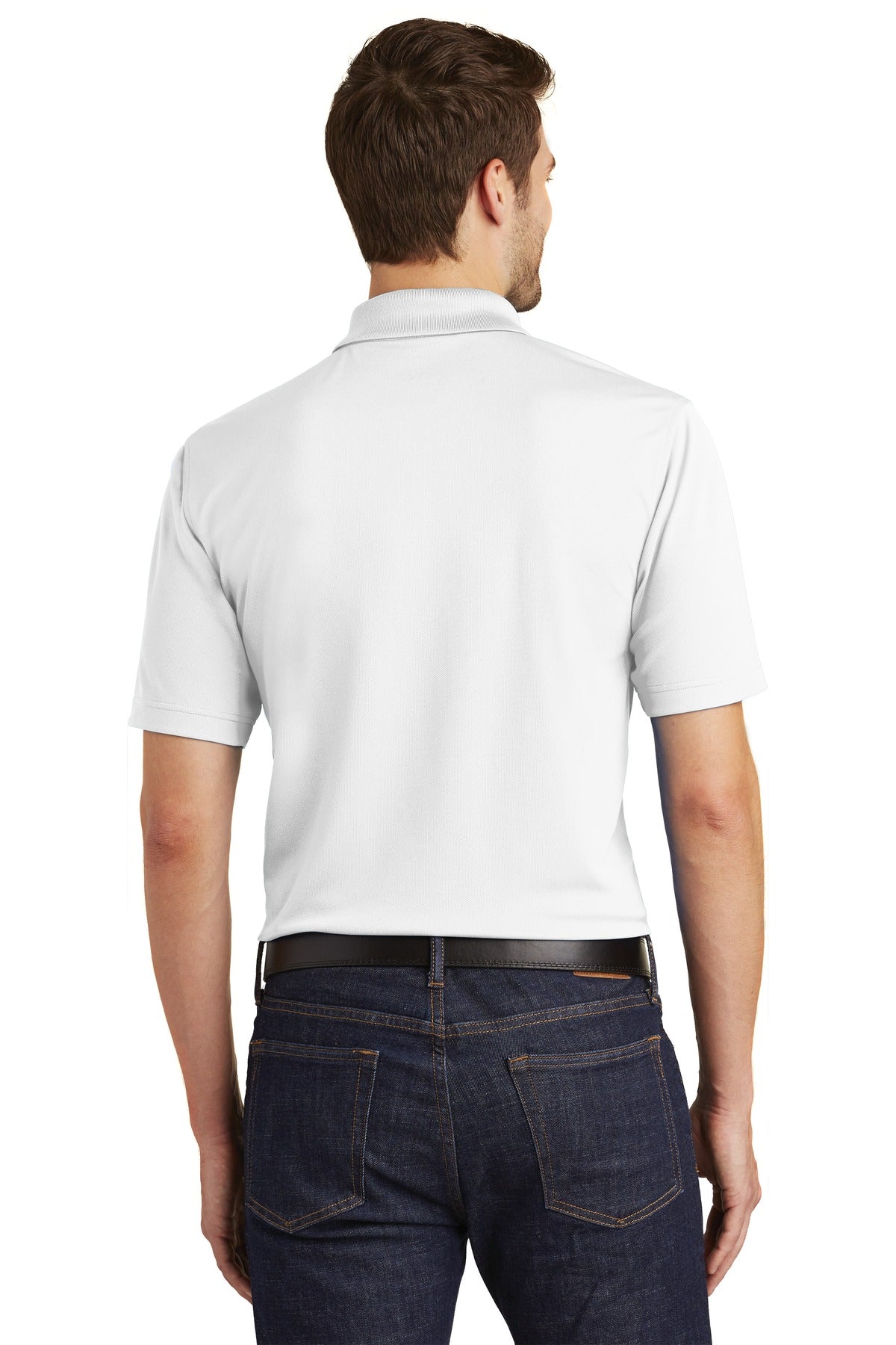 Unisex Dry Zone UV Micro-Mesh Polo - White