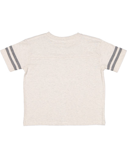 Toddler Football T-Shirt - Natural Heather / Granite Heather