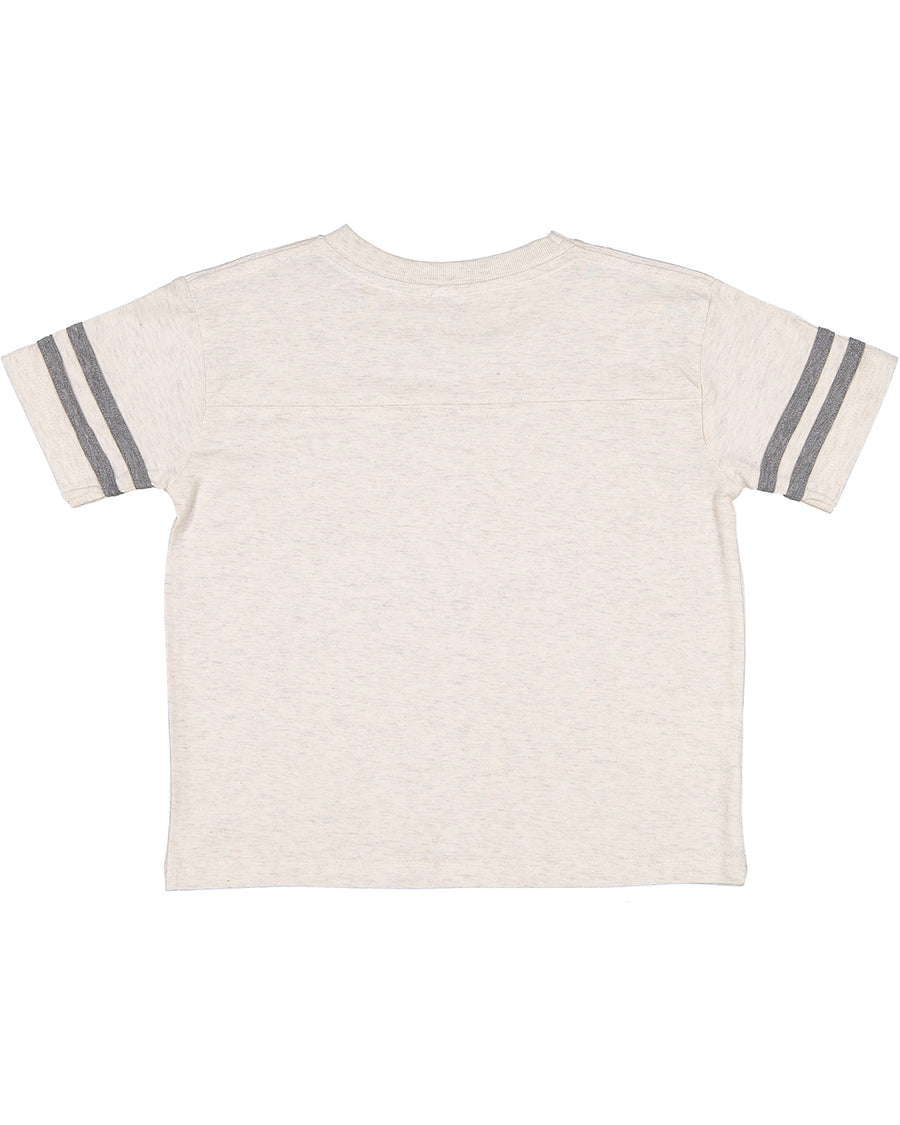 Toddler Football T-Shirt - Natural Heather / Granite Heather