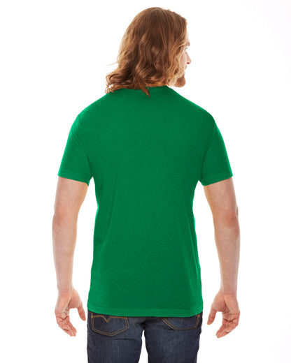 Unisex Poly-Cotton Short-Sleeve Crewneck - Kelly Green