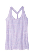 Women's Cosmic Twist Back Tank - White / Pink Cos