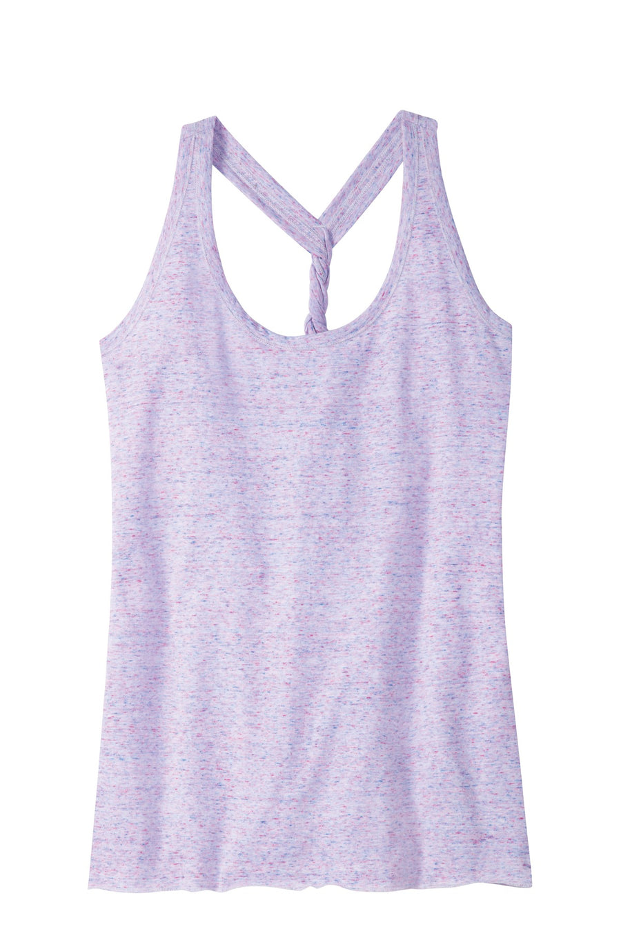 Women's Cosmic Twist Back Tank - White / Pink Cos