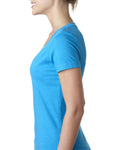 Women's CVC Deep V - Turquoise