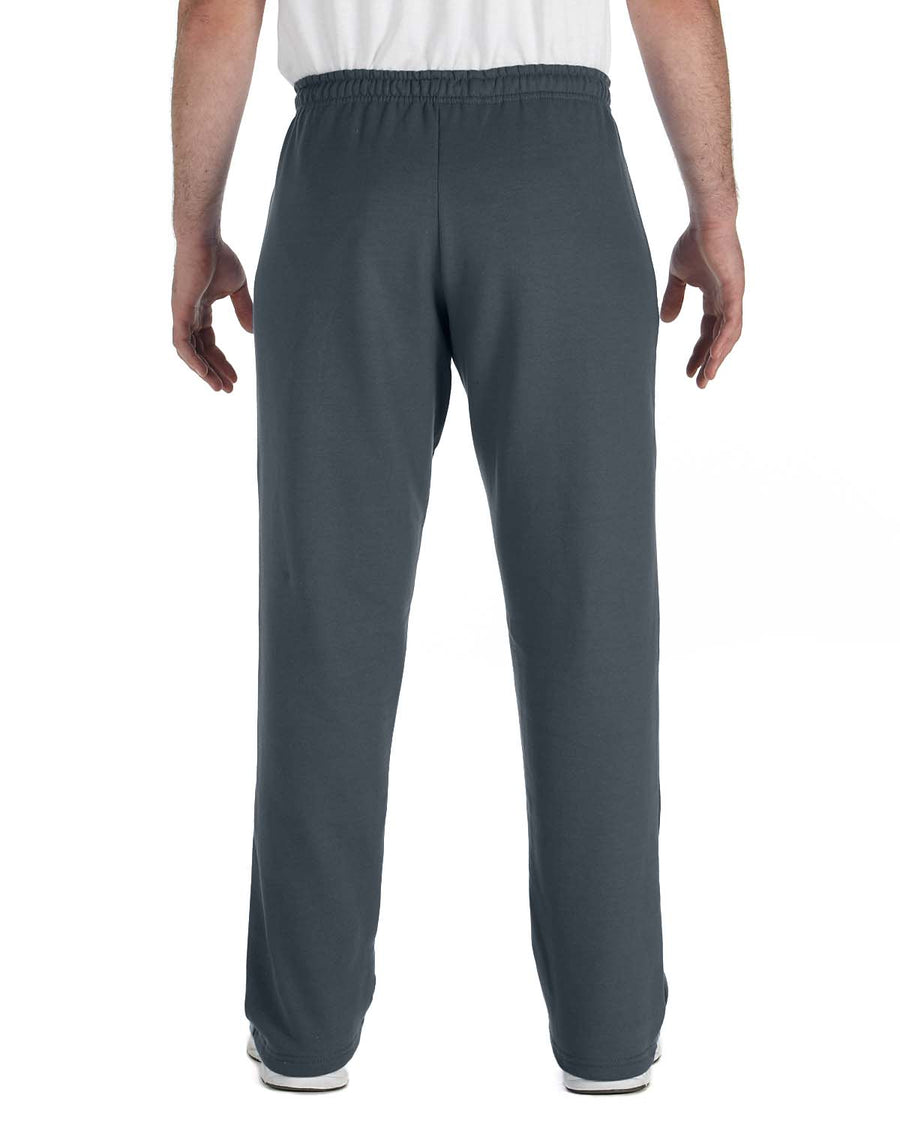 Unisex Heavy Blend™  50/50 Open-Bottom Sweatpants - Dark Heather