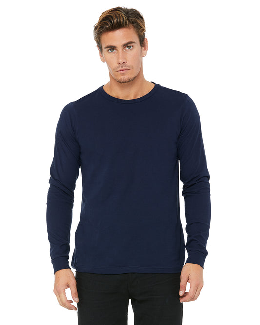 Unisex Jersey Long-Sleeve T-Shirt - Navy