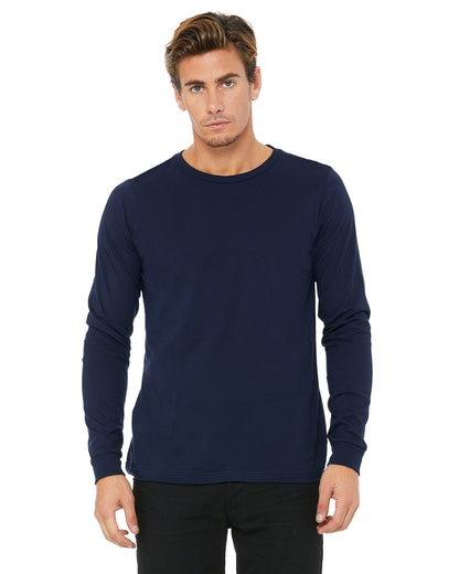 Unisex Jersey Long-Sleeve T-Shirt - Navy