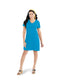 LAT 3522 - Women's V-Neck Cover-Up - Cobalt
