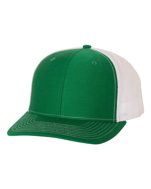 Snapback Trucker Cap - Kelly / White