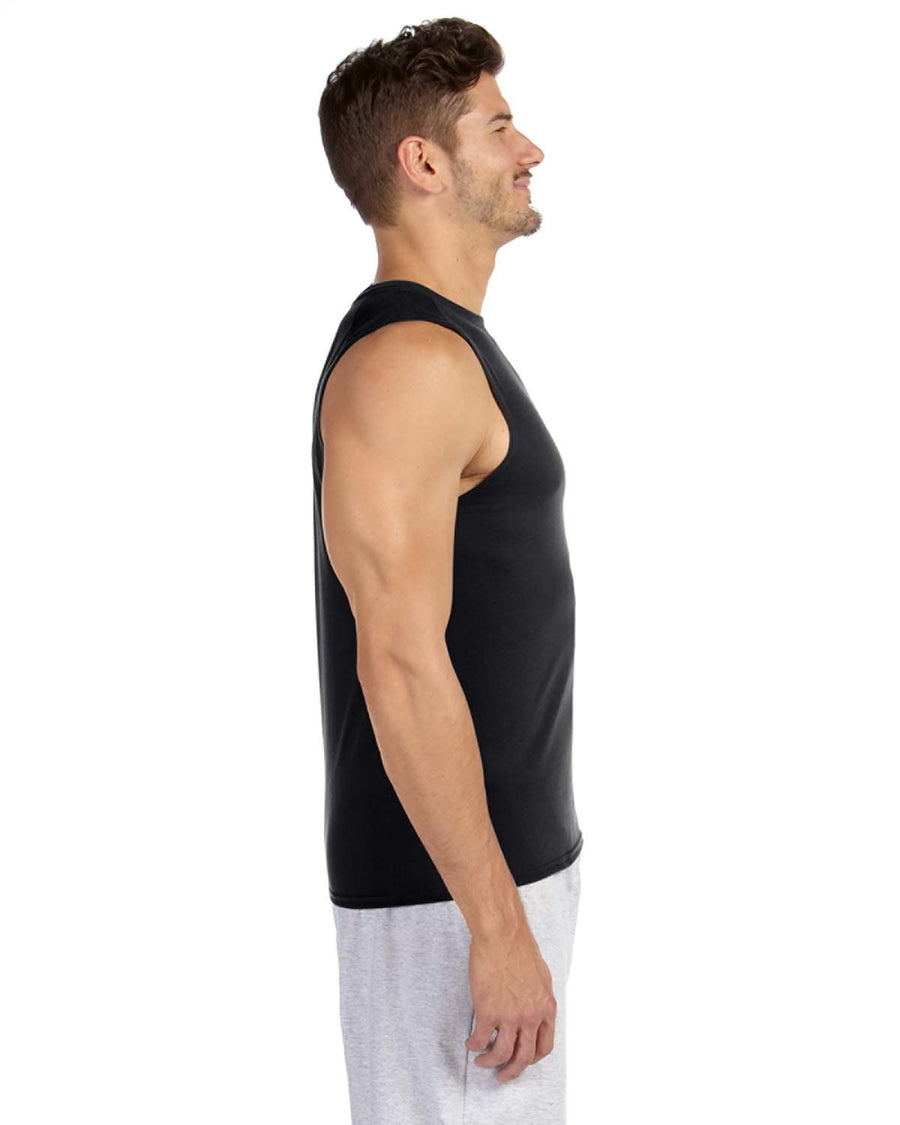 Unisex Performance®  Sleeveless T-Shirt - Black