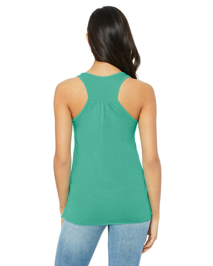 Women's Flowy Racerback Tank - Teal