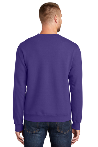 Unisex Essential Fleece Crewneck Sweatshirt - Purple