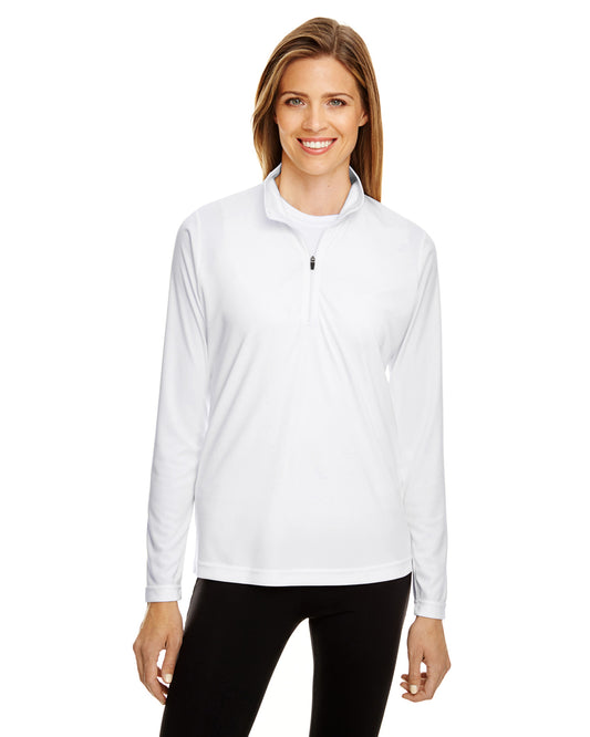 Women's Zone Performance Quarter-Zip - White