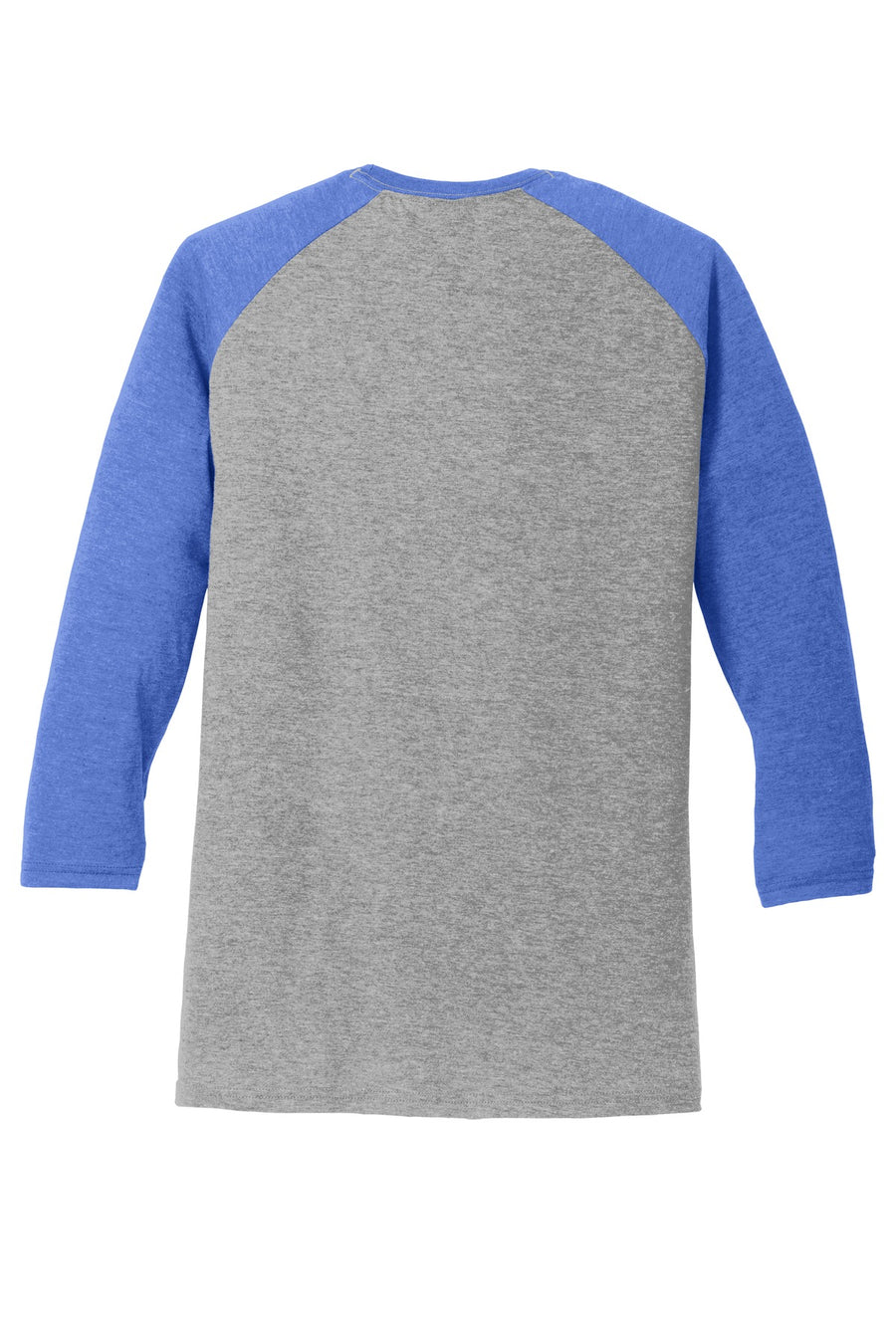 Unisex Perfect Tri 3/4-Sleeve Raglan - Royal Fr / Gray French