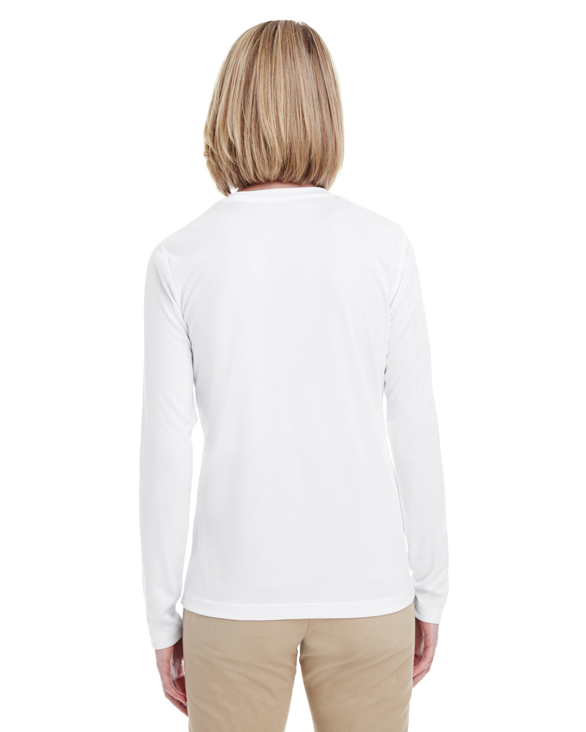 Women's Cool & Dry Performance Long-Sleeve Top - White