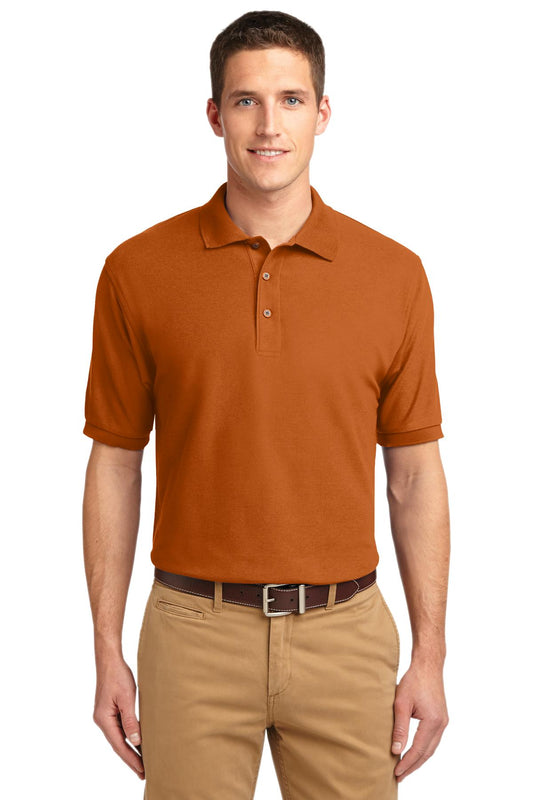 Unisex Silk Touch Polo - Texas Orange