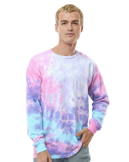 Unisex 100% Cotton Long-Sleeve T-Shirt - Cotton Candy