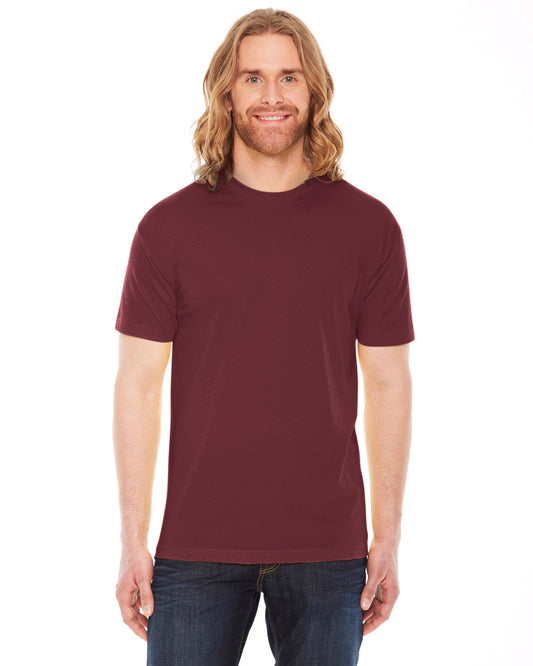Unisex Poly-Cotton Short-Sleeve Crewneck - Truffle