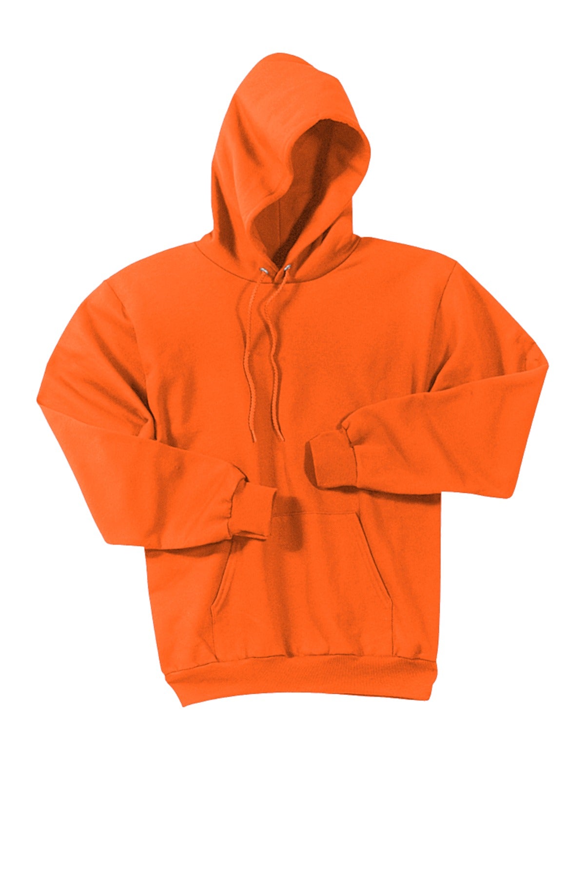 Unisex Essential Fleece Pullover Hoodie - Safety Orange