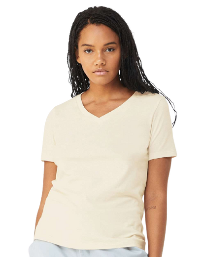 Women's Relaxed Jersey V-Neck T-Shirt - Natural