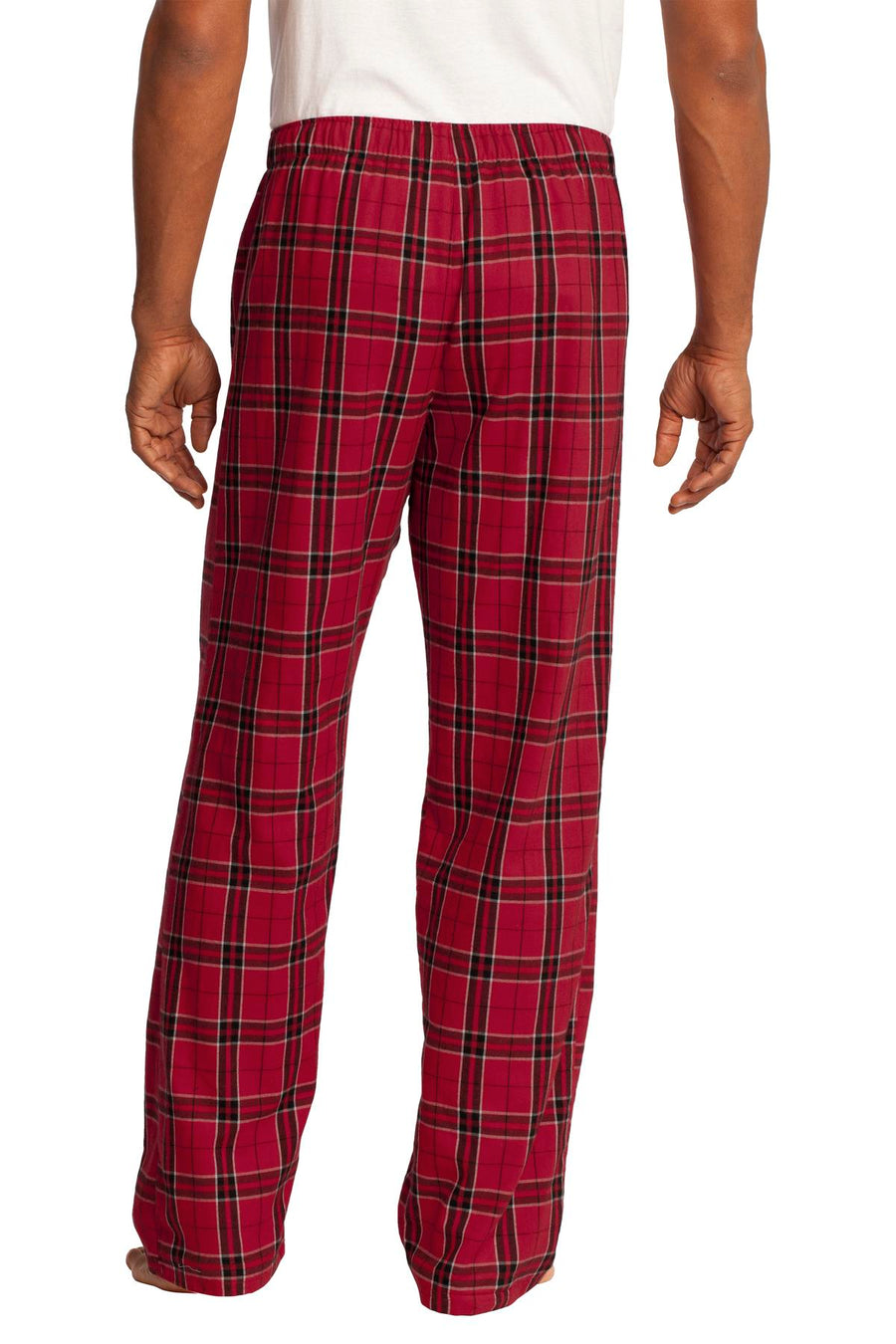Unisex Flannel Plaid Pant - New Red
