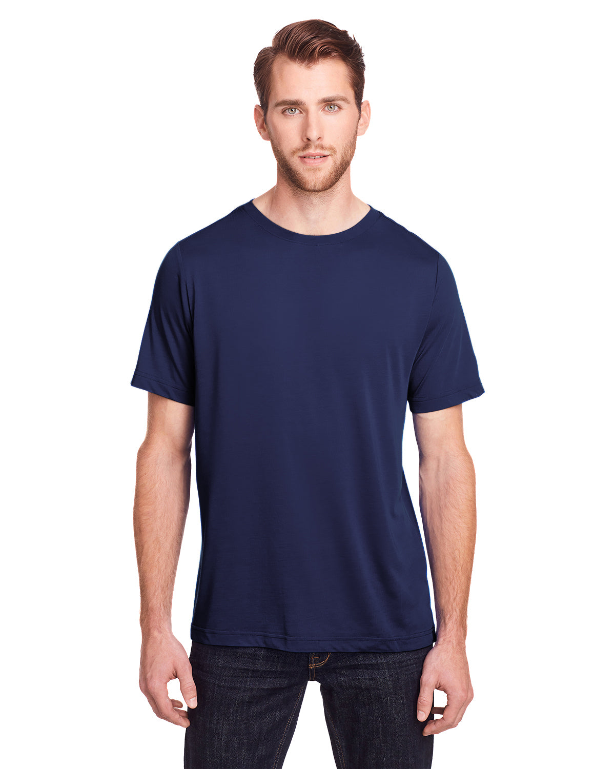 Unisex Fusion ChromaSoft™ Performance T-Shirt - Classic Navy