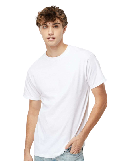 Gold Soft Touch T-Shirt - White