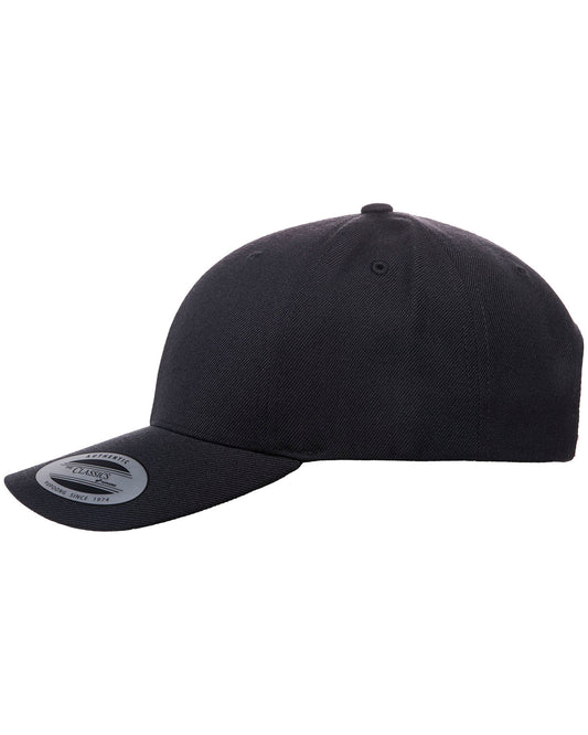 Premium Curved Visor Snapback - Black