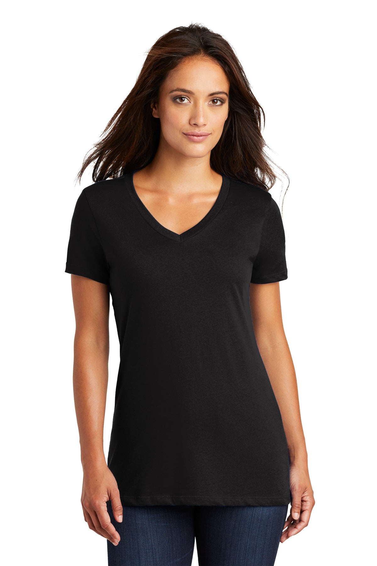 Women's Perfect Weight V-Neck Tee - Jet Black