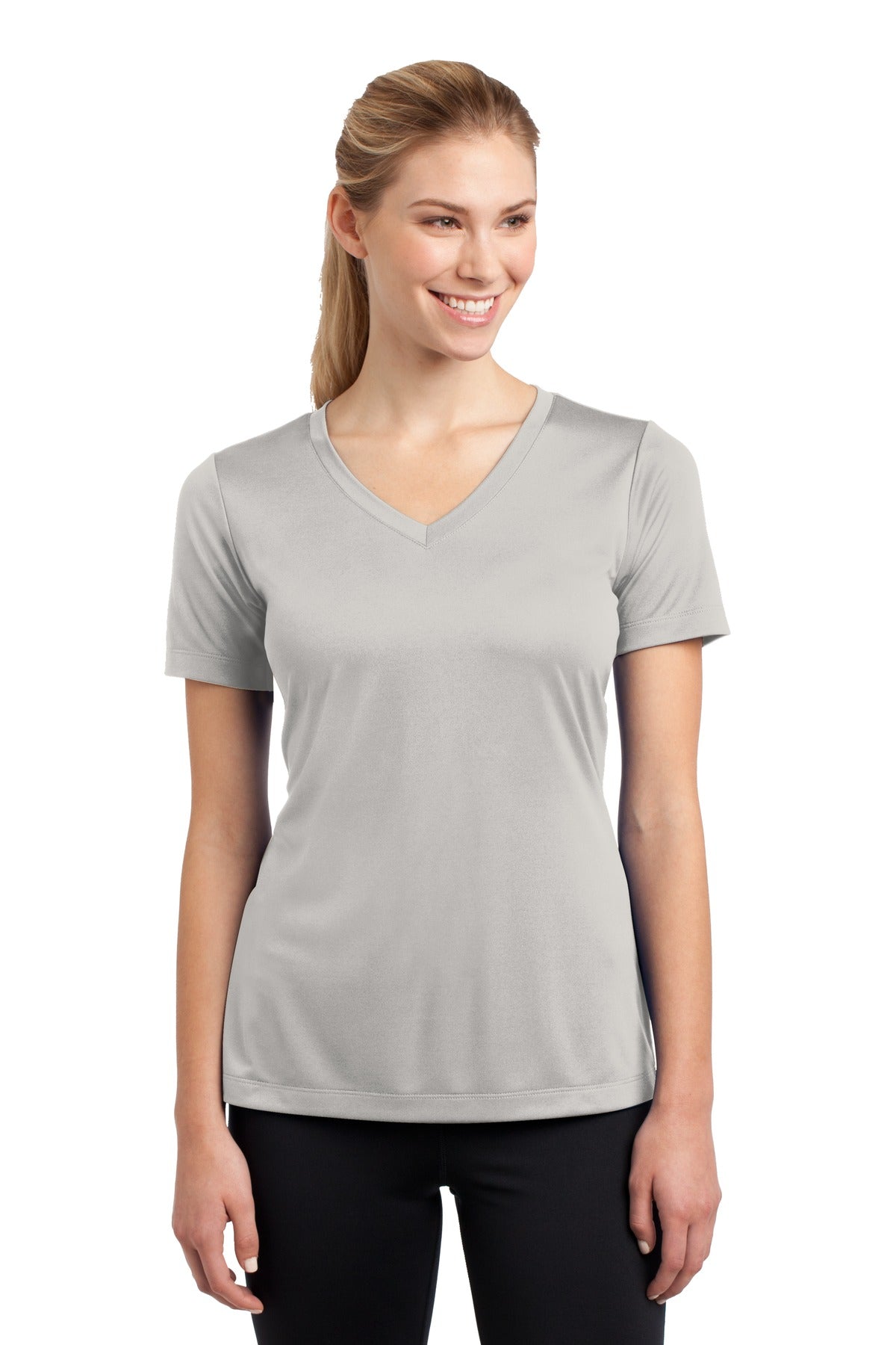 Women's PosiCharge Competitor V-Neck Tee - Silver